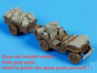 135 scale resin die casting armored vehicle parts modification does not include the unpainted model of the car 35929