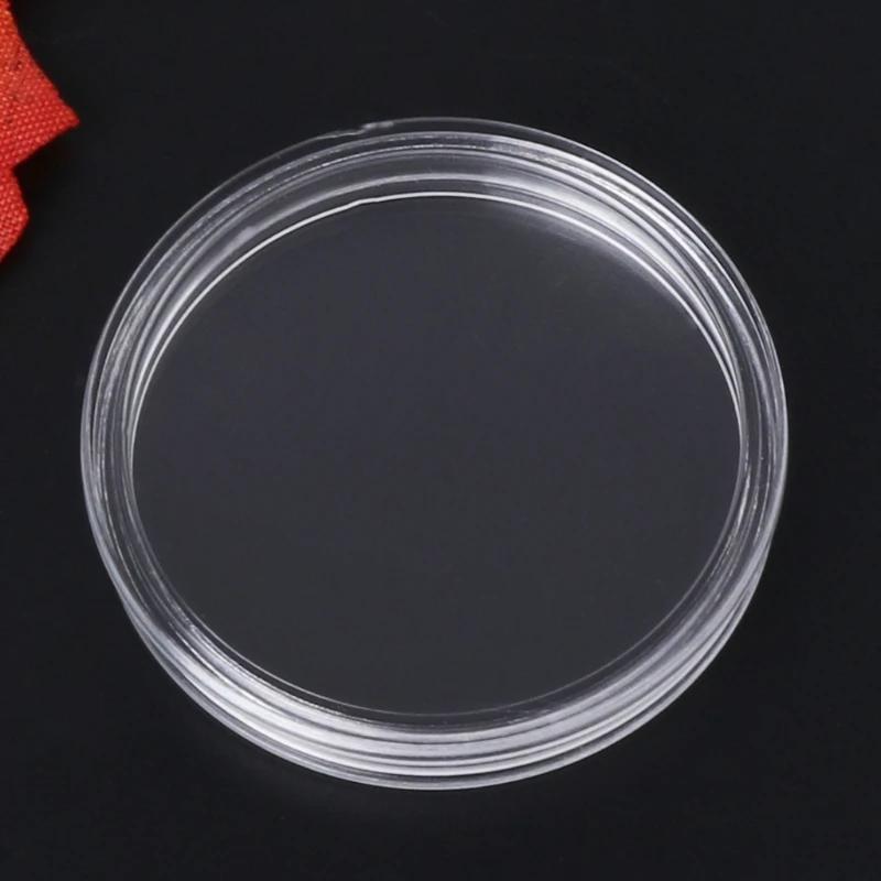 

1 PC 38.6mm Round Acrylic Coin Capsule Clear Storage Holder For Silver Coin 1 oz 87HB
