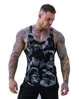 fitness camouflage vest mens breathable and quick drying fitness clothing mens casual outdoor sports jersey vest