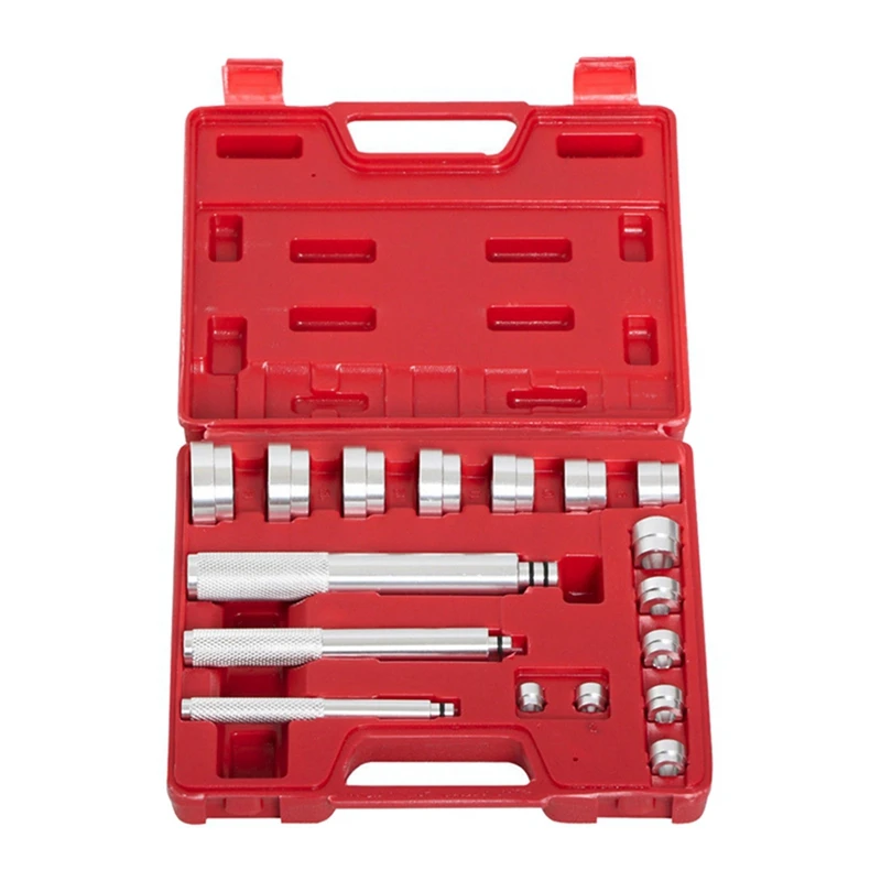 

17PCS Bearing Race ; Seal Driver Master Tool Set Aluminum Wheel Axle Set NEW
