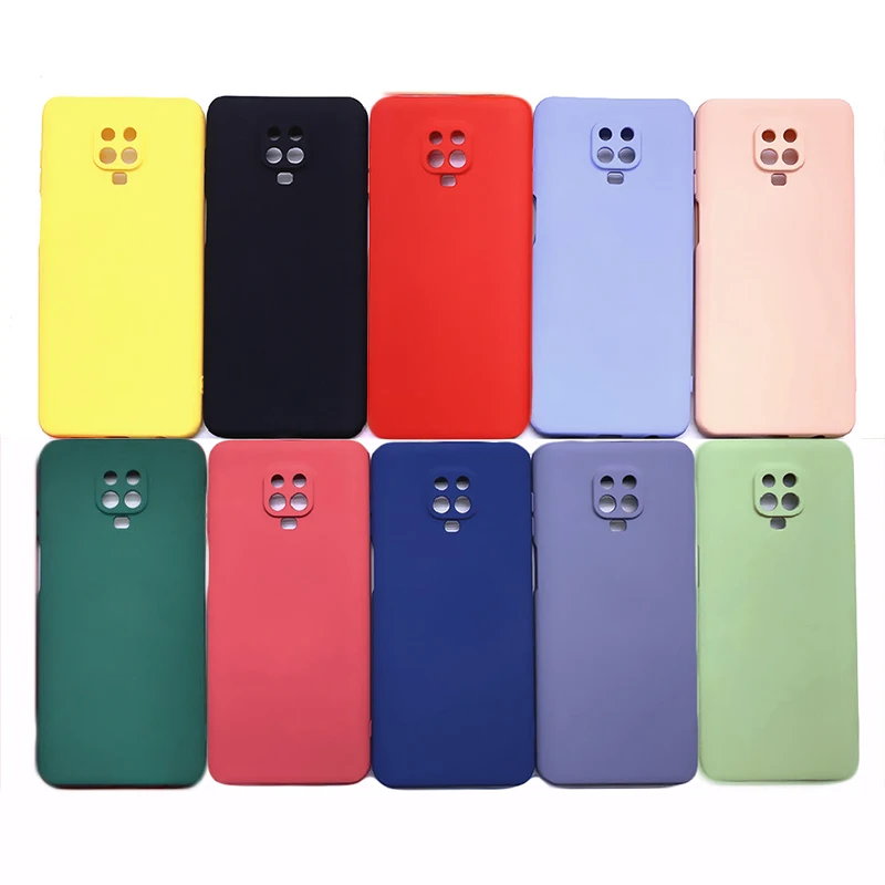 

Original Liquid For Xiaomi Redmi Note 9S 9 10 10S 8 Pro Max Case Silicone Soft Shockproof For Redmi 9 9C Poco X3 NFC Phone Cover