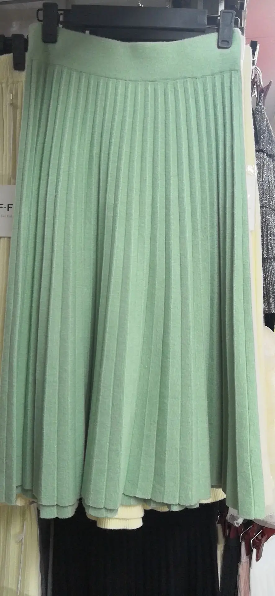 701-2019 новые зимние вязаные измельченные длинные женские юбки юбка для девочек |