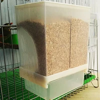 1pc automatic birds feeder poultry feeding tool fodder food container splashproof storage for pigeon parrot chicken