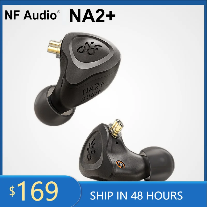 

Наушники-вкладыши NF Audio NA2 PLUS, два разъема 3,5 мм, Hi-Fi, IEM, 2-контактный разъем 0,78 мм, съемный кабель, гарнитура NA2 +