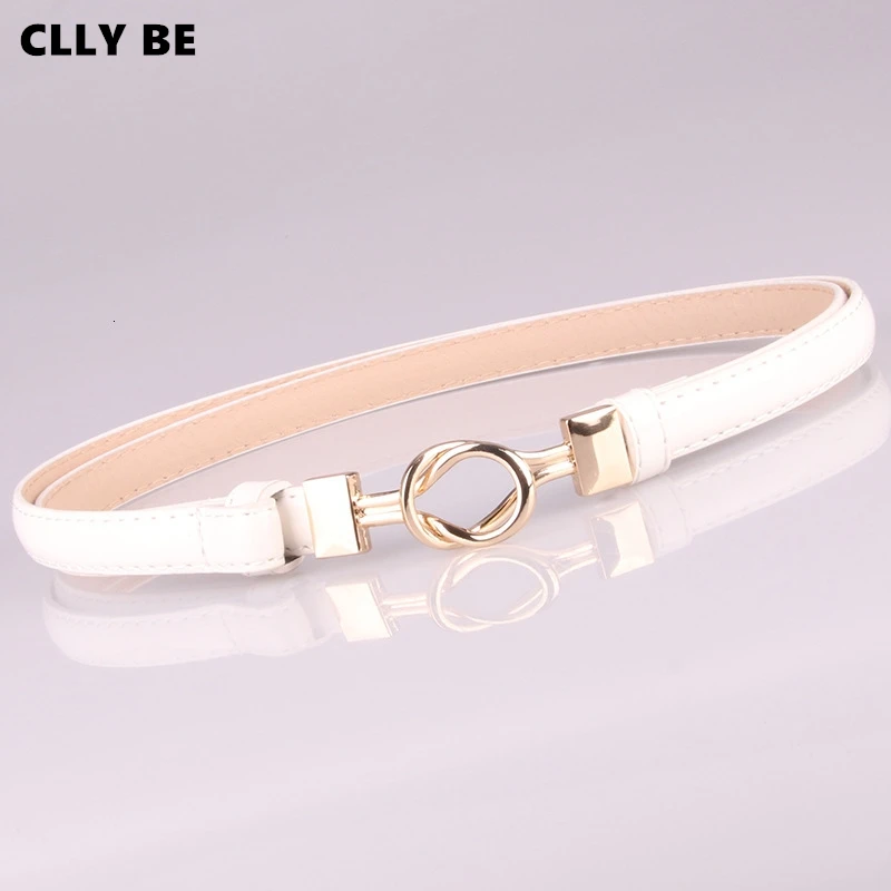 

Women Elastic Adjustable Belt PU Waistband Elegant Gold Buckle Thin Cummerbunds for women dress Cinto Wedding Coat Accessories