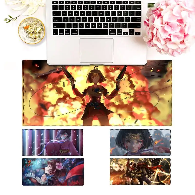 

Vip Kabaneri of the Iron Fortress Mouse Pad Gamer Keyboard Maus Pad Desk Mouse Mat Game Accessories For Overwatch