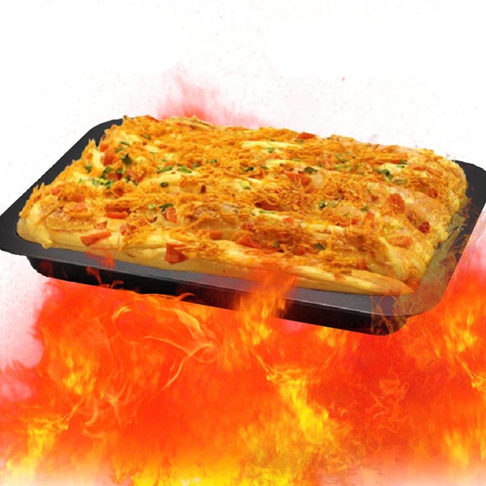 2 размера прямоугольная антипригарная углеродистая сталь мелкий лоток для