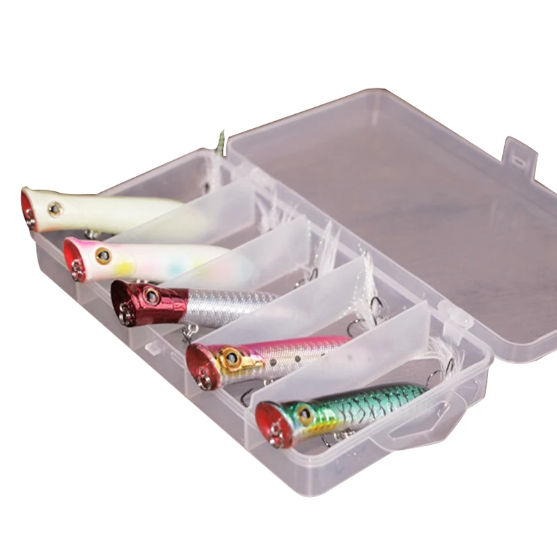 

5Pcs Popper Wobbler Fishing Lure Floating Crankbait Artificial Bait Poper Pesca Carp Pike