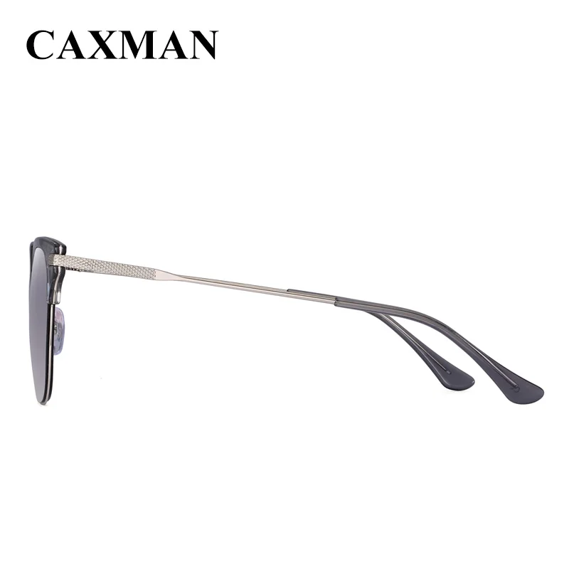 

CAXMAN Vintage Master-Fashion Sunglasses Classic Semi-Rimless Sun Glasses Anti-glare UV Protection Mirror Goggles Men Women