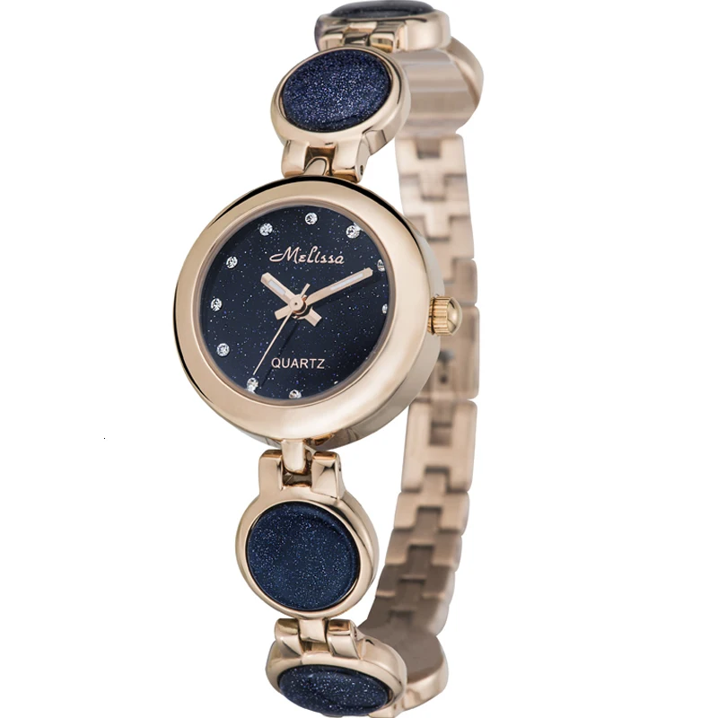 Швейцарские женские часы Melissa Роскошные Кварцевые водонепроницаемые модные с