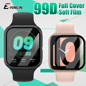 99D изогнутая мягкая защитная пленка для часов OPPO Watch 2 42 мм 41 мм 46 мм, полная защита экрана (не закаленное стекло)