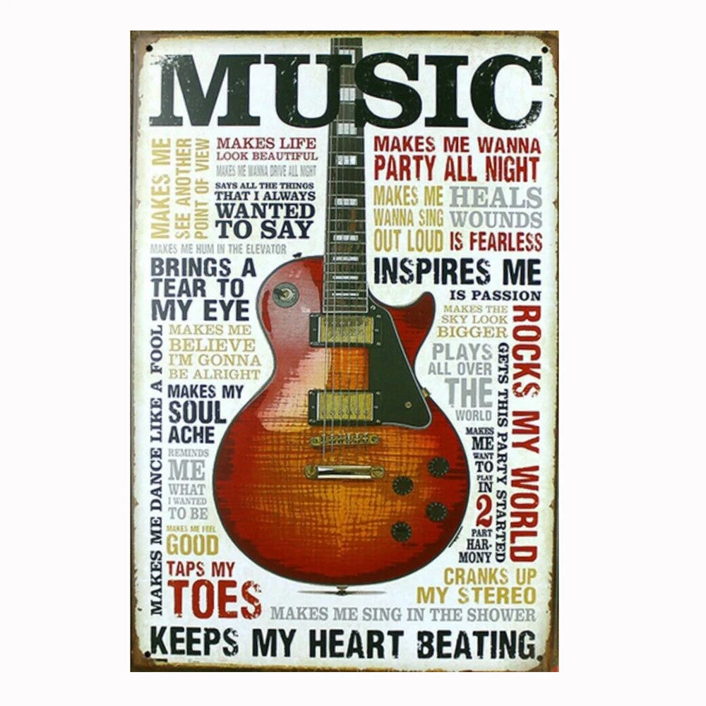 

Жестяная Вывеска с классической музыкой, варенье, рок-ролл, поп, 200*300 мм, металлический человек, пещера, бар, Декор для дома, доска для паба, На...