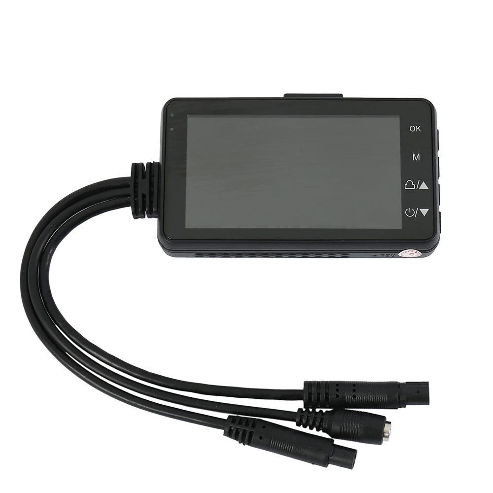 

Motorcycle DVR Dashcam 3.0" Front Rear View Dual Camera 1080P HD G-sensor Motorbike Driving Video Recorder Dash Cam
