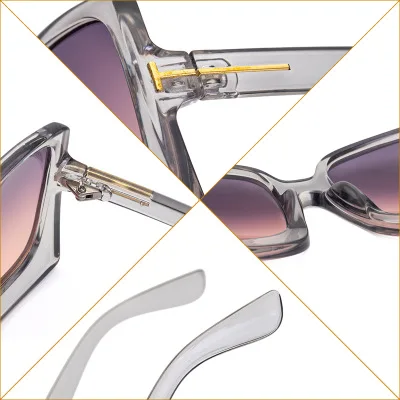 

2021 new big-frame sunglasses women's fashion online celebrity sunglasses women's fashion sunglasses