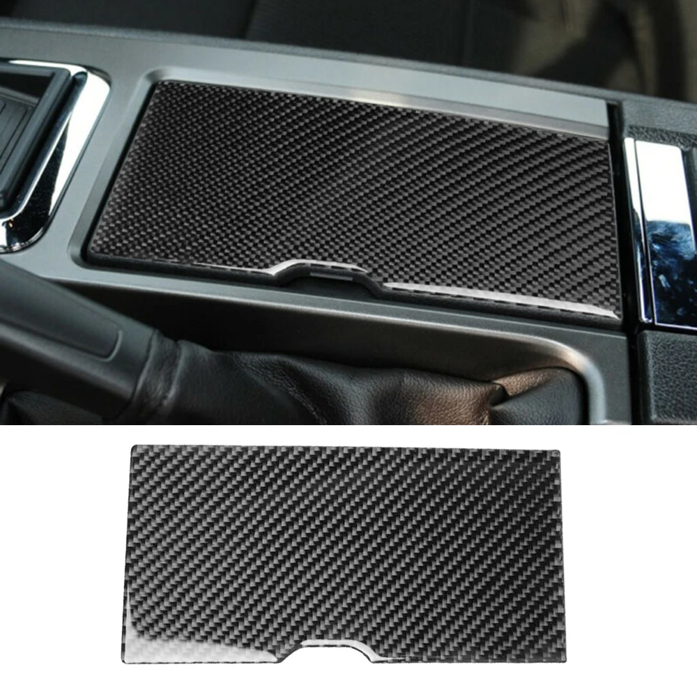 Центральная консоль из углеродного волокна подставка для чашки с водой крышка Ford