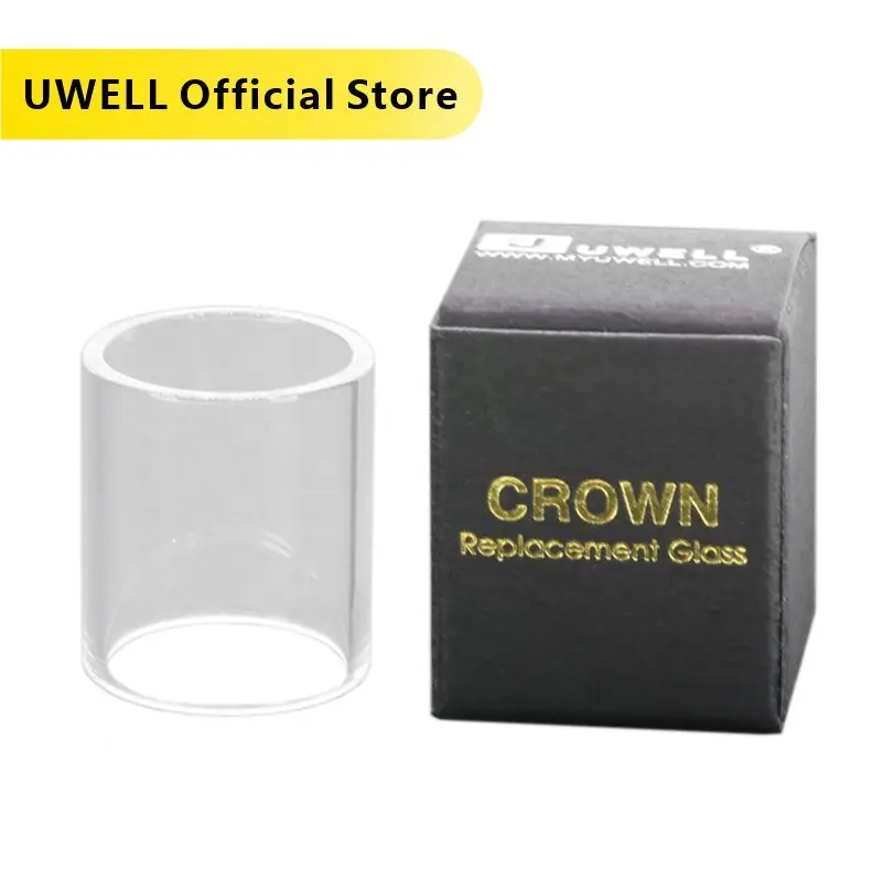 Стеклянная кварцевая трубка UWELL для CROWN I/II/III/NUNCHAKU сменная стеклянная вейпа