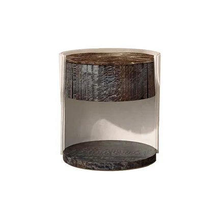 Современная китайская деревянная Удобная прямоугольная двойная кровать по