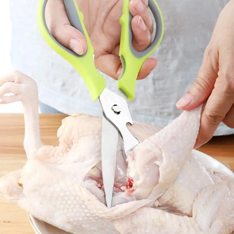 Кухонные ножницы из нержавеющей стали для куриных костей рыбы кухонные