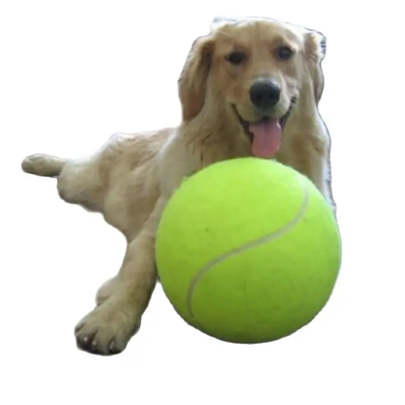 Гигантский теннисный мяч для собак 24 см жевательная игрушка интерактивные