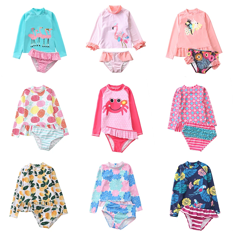 

Купальник детский, для девочек, с длинным рукавом