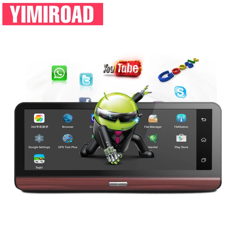 YIMIROAD H3 зеркало заднего вида монитор парковки 4G камера заднего вида Автомобильный видеорегистратор ADAS gps навигатор Авто рекордер Full HD 1080P видеорегистратор