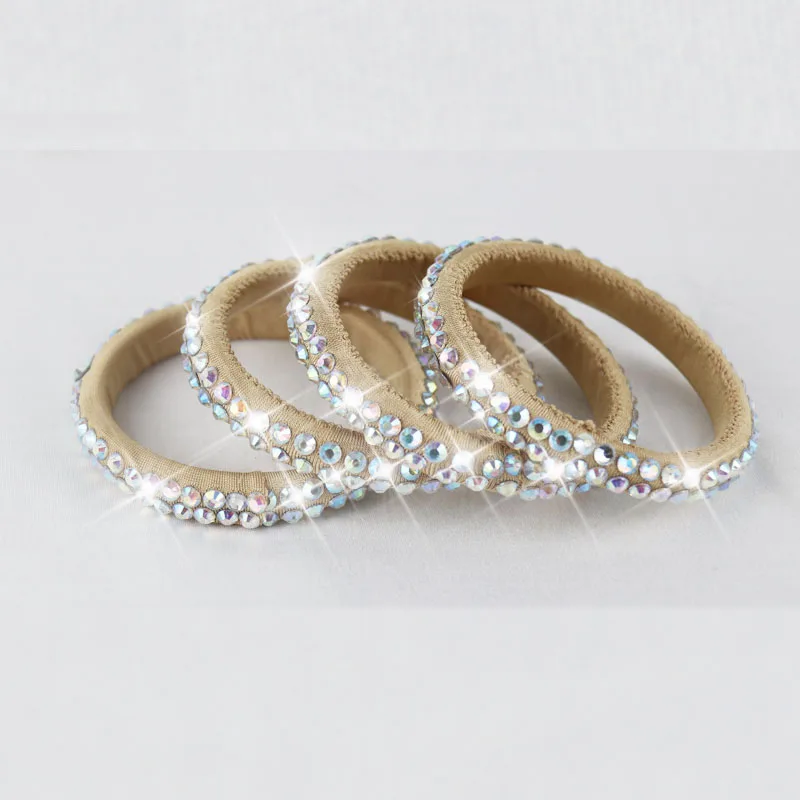 

Latin dance belly dance adult girls one size bracelet arm headdress headdress flower handmade diamond show accessories jewelry