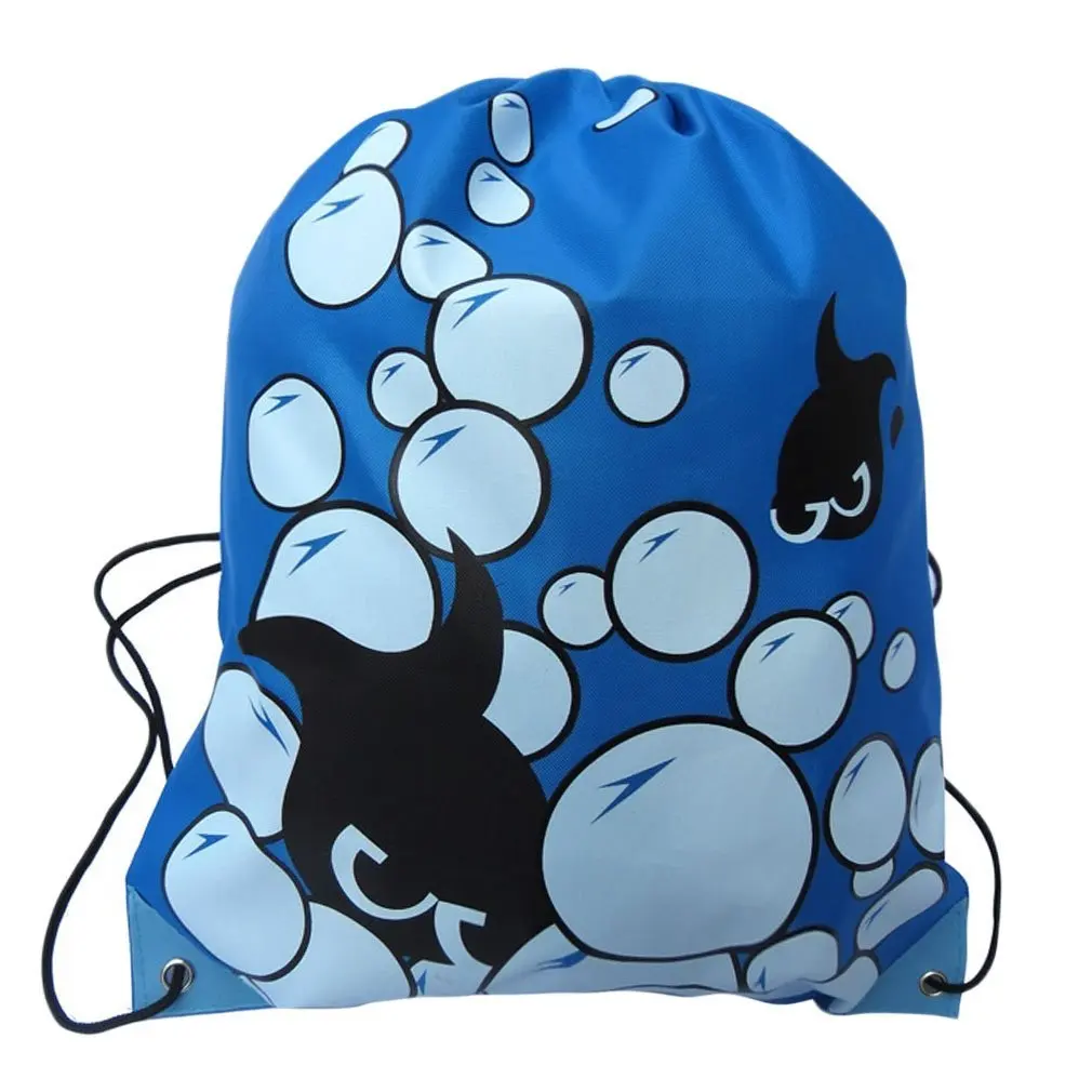 

Durable Convenient 41cm x 33cm Swimming bags Drawstring Beach Bag Sport Gym Waterproof Backpack Swim Dance