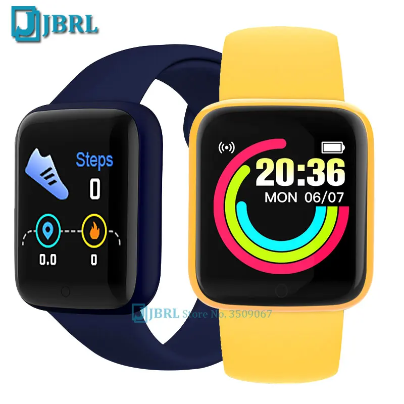 

D20 Smart Watch Women Men Bluetooth-compatible Fitness Tracker Smartwatch Heart Rate Blood Pressure Smart Clock For Andoid IOS