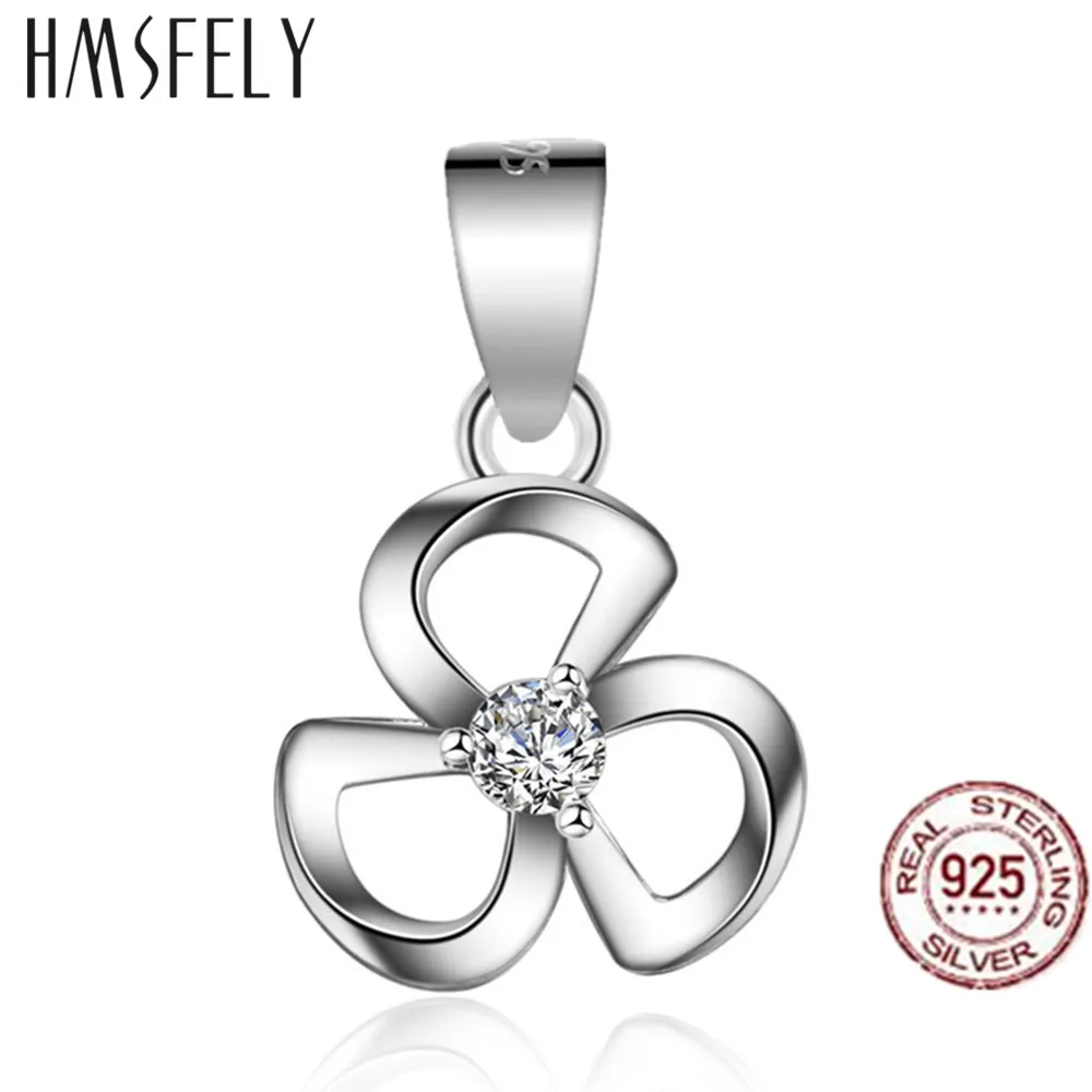 HMSFELY женская подвеска в виде цветка из стерлингового серебра 925 пробы Сделай Сам