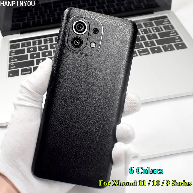 Для Xiaomi Mi 11 10 9 SE Pro Lite ультра роскошный тонкий задняя матовая наклейки имитация