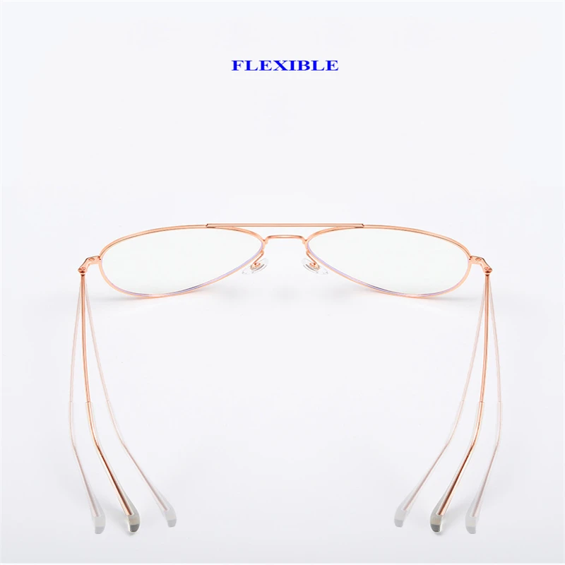 Clear Transparent Computer Anti Blue Screen Light Blocking Glasses Frame Women Men