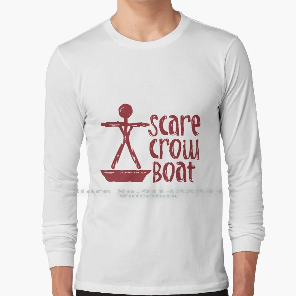 

Scarecrow Boat Logo Long Sleeve T Shirt Tee Parks And Recreation Leslie Knope Ben Wyatt April Ludgate Donna Meagle Chris