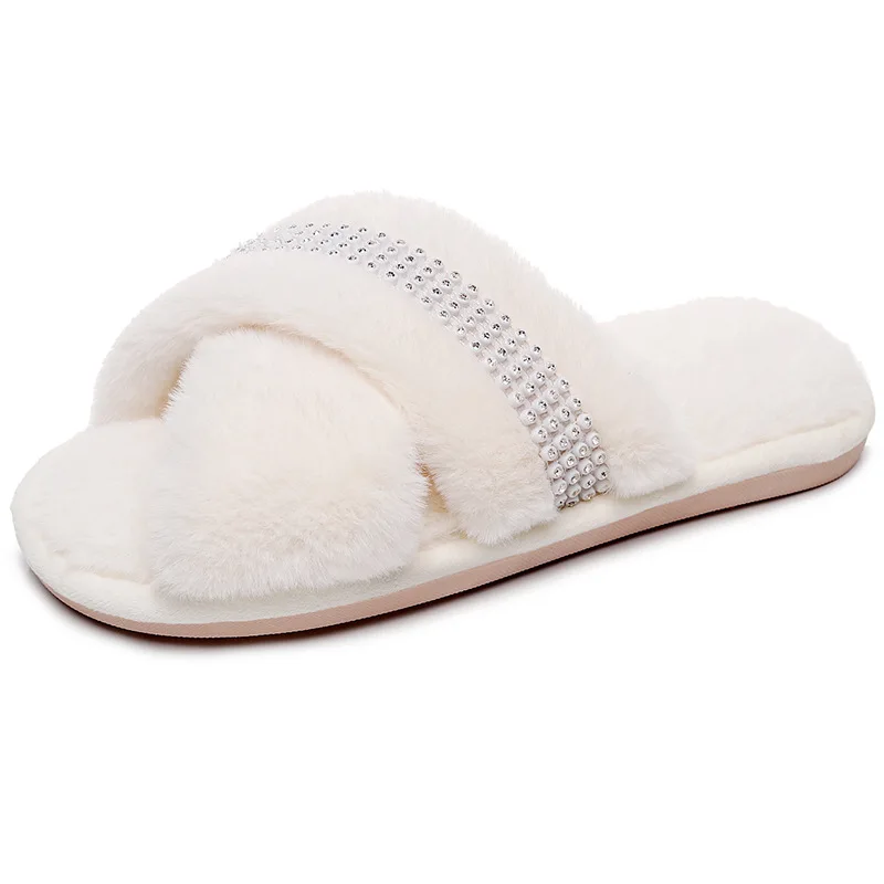 

Хлопковая обувь, теплые плюшевые хлопковые тапочки, женская обувь, осень и зима, парные домашние открытые хлопковые туфли для дома