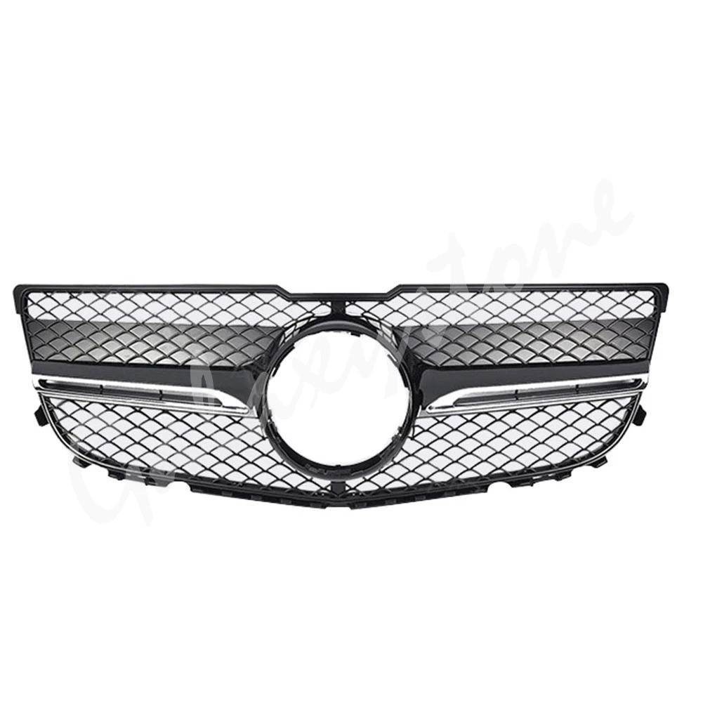 Передняя решетка бампера для Mercedes Benz GLK Class X204 GLK250 GLK300 GLK350 2013 2014 2015 AMG Black Chrome |