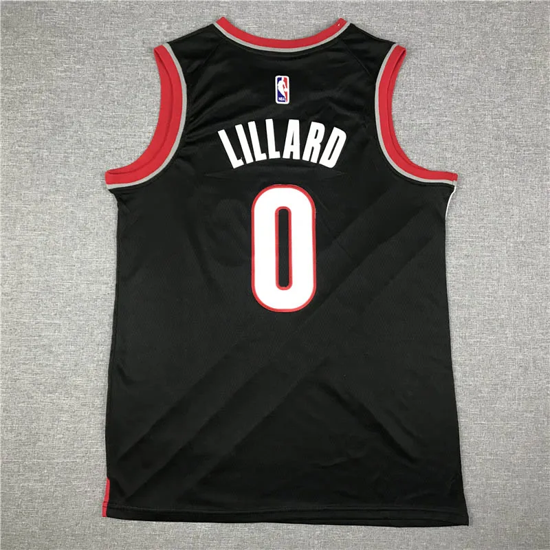 

NBA Portland Trail Blazers 0 Damian Lillard Men's Basketball Jersey 100% Stitched Retro Jerseys New Arrival