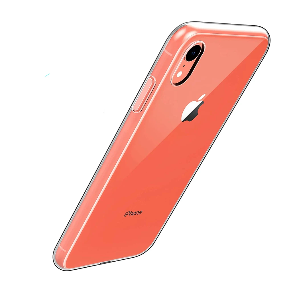 Ультратонкий силиконовый мягкий чехол для Iphone Se 2020 7 8 6s 6 Plus прозрачный