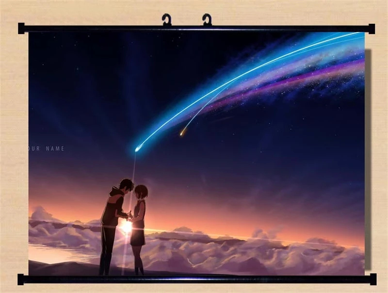1 шт. японское аниме мультфильм ваше имя. Плакат с принтом картина прокрутки