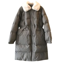 Winter Jacket Women Long 2020 New Casual Zipper Solid Full Sleeve Parka