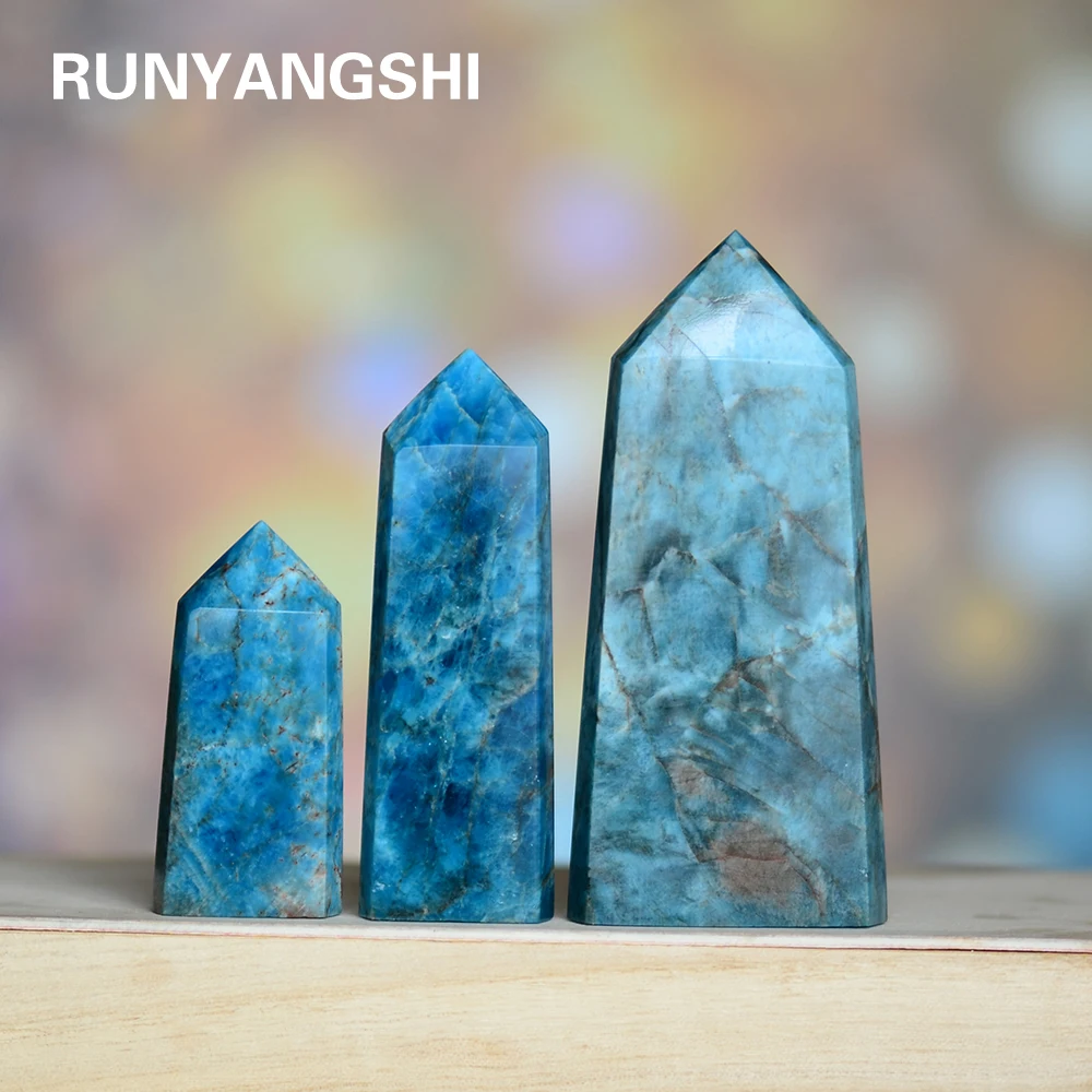 

Натуральный хрустальный камень, апатит, Хрустальная палочка, лечебный камень, Хрустальная башня, обелискатель, лечебный камень, сделай сам, ...