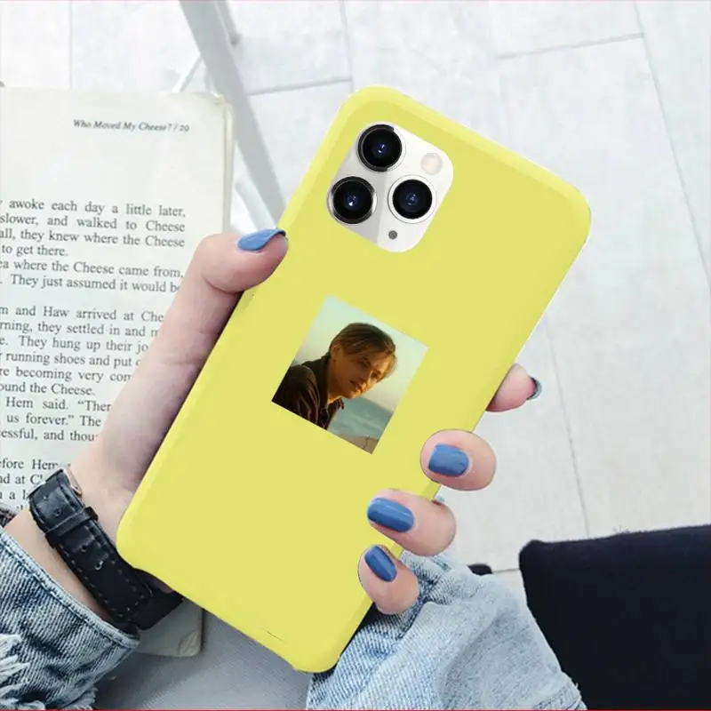 

Leonardo DiCaprio Aesthetic art Phone Case Candy Color for iPhone 11 12 pro XS MAX 8 7 6 6S Plus X 5S SE 2020 XR