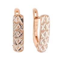 trendy gold and silver color earring office style 585 rose gold color fashion jewelry 2022 trendy women drop earrings