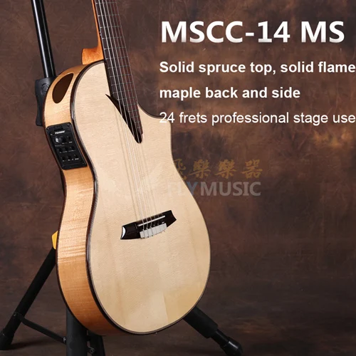 14MS Martinez MSCC-14RS/MS/OV профессиональная сценическая Классическая гитара с fishman 301 EQ, Классическая электрогитара - Цвет: 14MS
