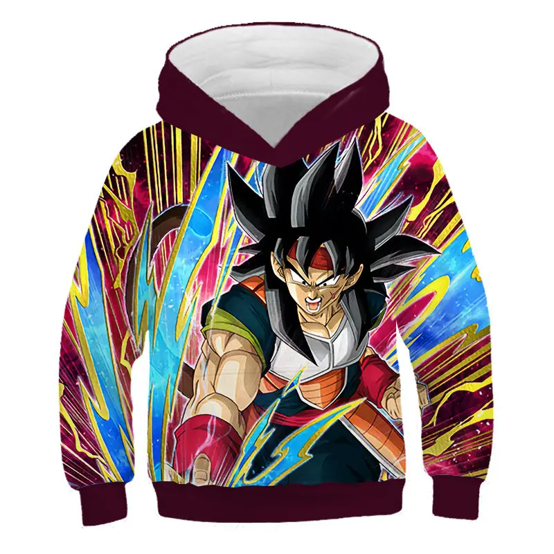 Японское аниме Dragon Ball Z Son Goku детские толстовки с 3D принтом Harajuku детские повседневные толстовки для мальчиков и девочек