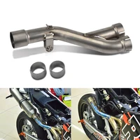 For KTM 950 Adventure S R 2003-2013 950 Adventure S 990 Adventure 2006-2016 Middle Link Pipe Exhaust Pipe Kit 2 INTO 1