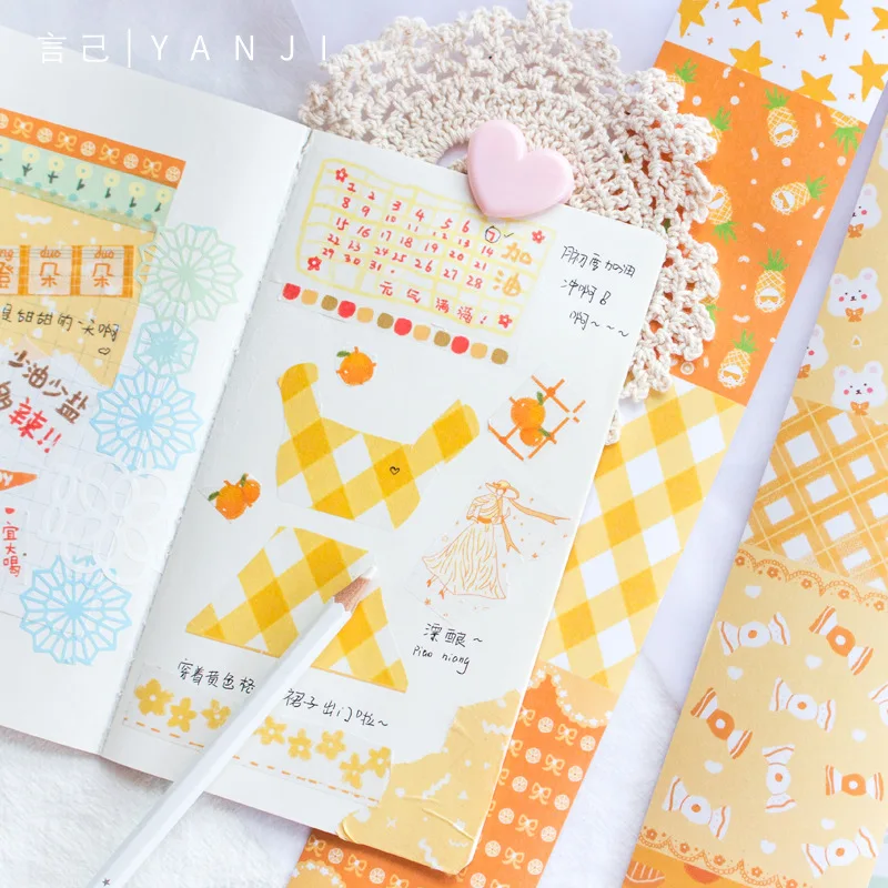 Простая клейкая лента для маскировки липкая декоративная бумага свежая ручная