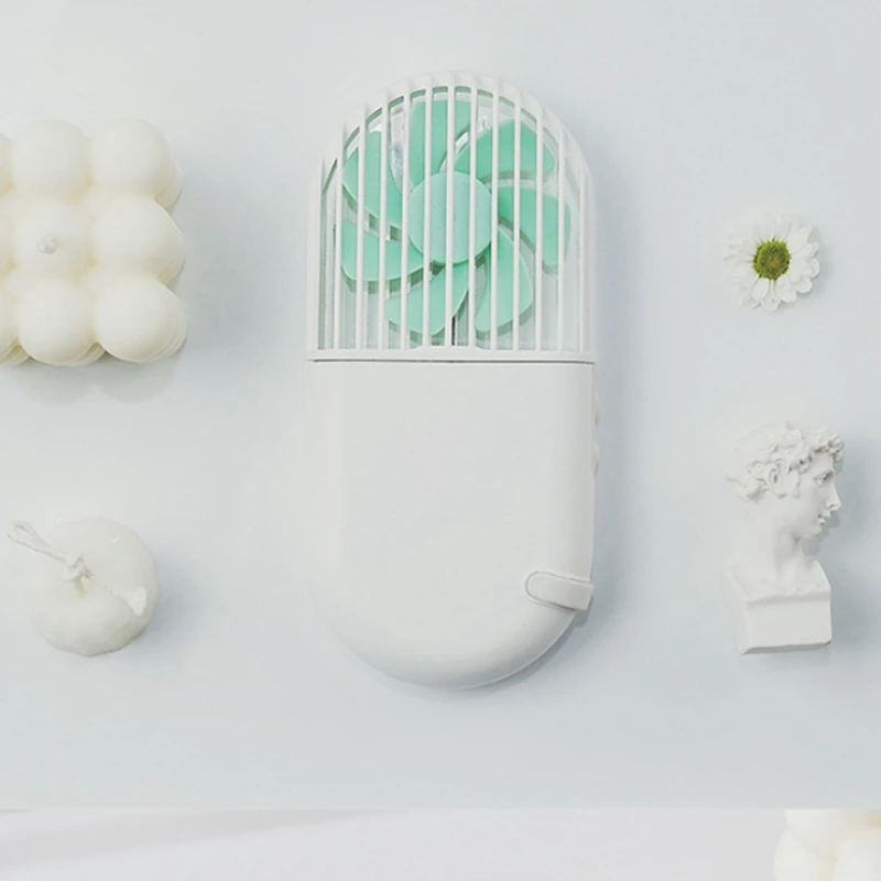 Creative Rotary Hydrating Fan Outdoor Portable Rechargeable Handheld Spray Humidification | Бытовая техника