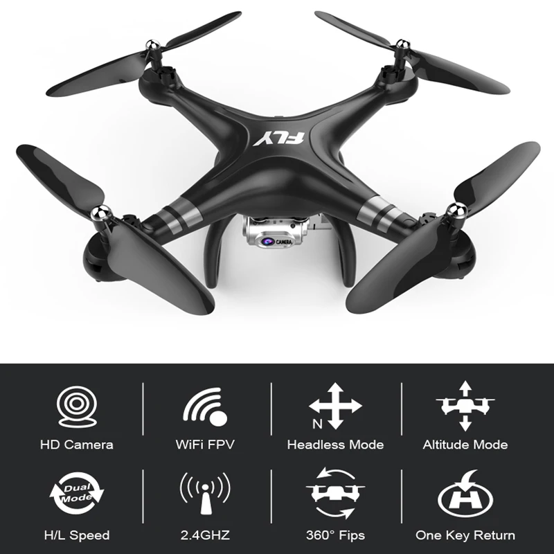 Радиоуправляемый Дрон Квадрокоптер с 1080P Wifi FPV Вертолет камеры 20-25 мин Время полета Профессиональный Дрон 720p Квадрокоптер Дрон