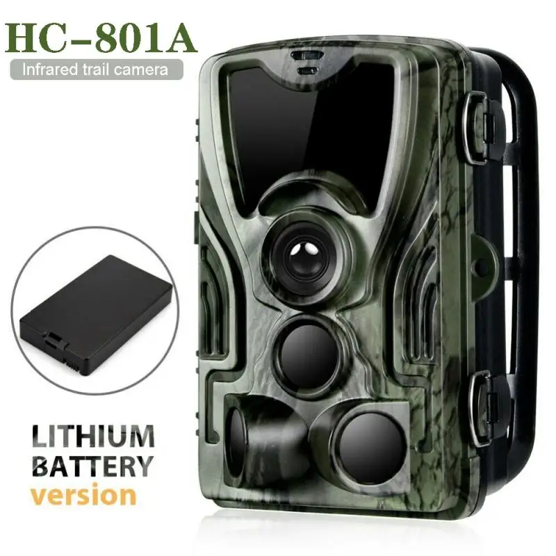 Охотничья камера HC801A 5000 мАч литий ионная батарея 1080P для фотоловушки 16 МП класс
