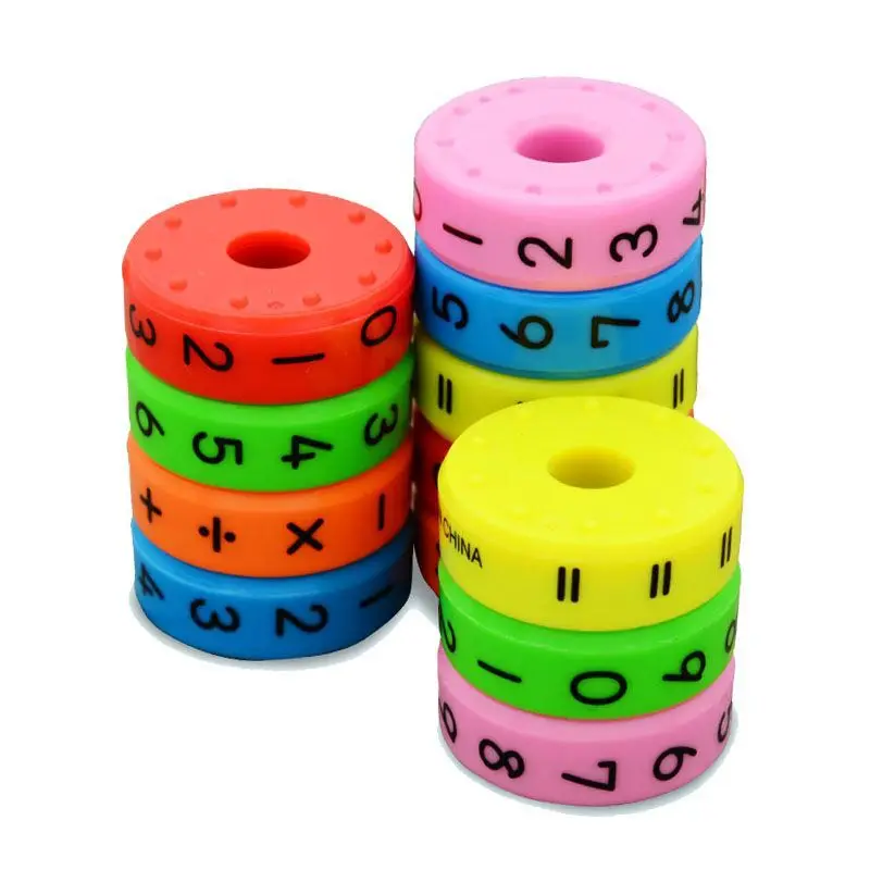 

6Pieces Magnetic Montessori Learning Creative Arithmetic Teaching Numbers DIY Assembling Puzzles Early Learning Educational Toys