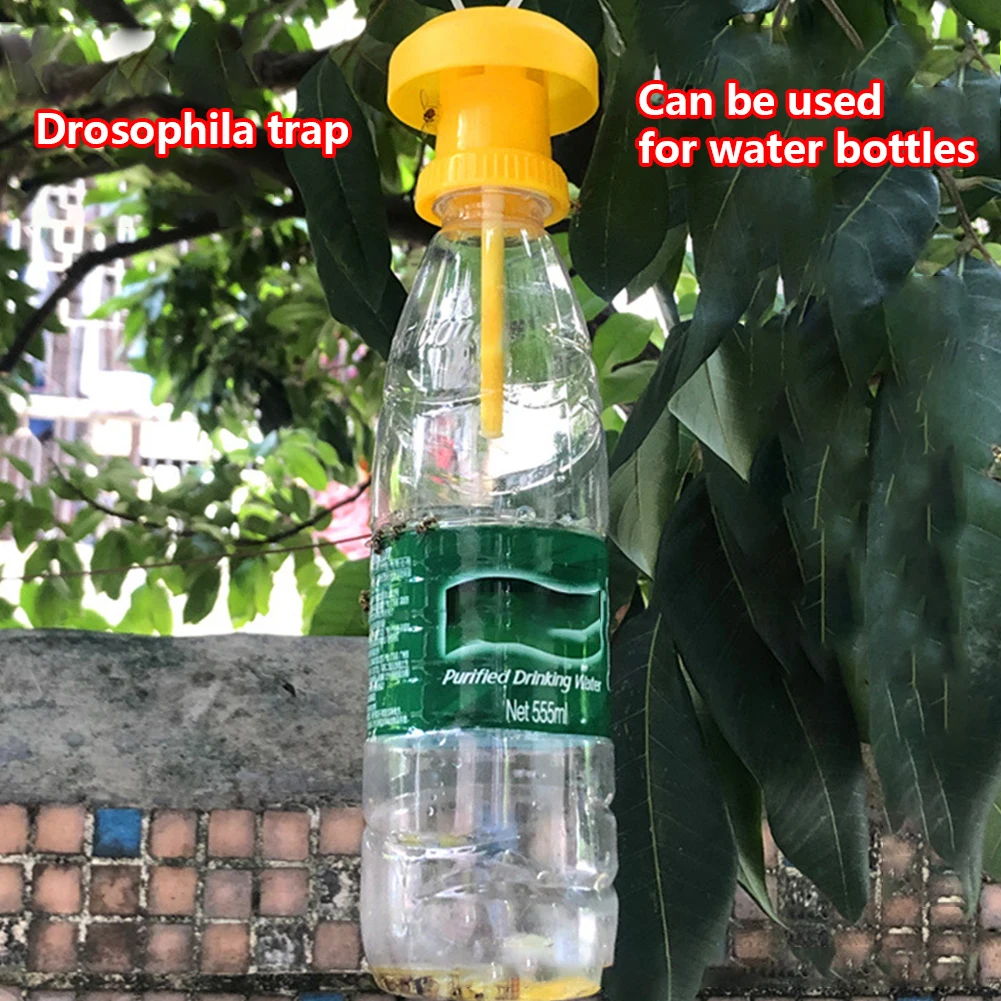 

Fruit Fly Trap Killer Plastic Geel Drosophila Val Fly Catcher Insect Pest Antimosquito Farm Orchard Garden Control Boerderij